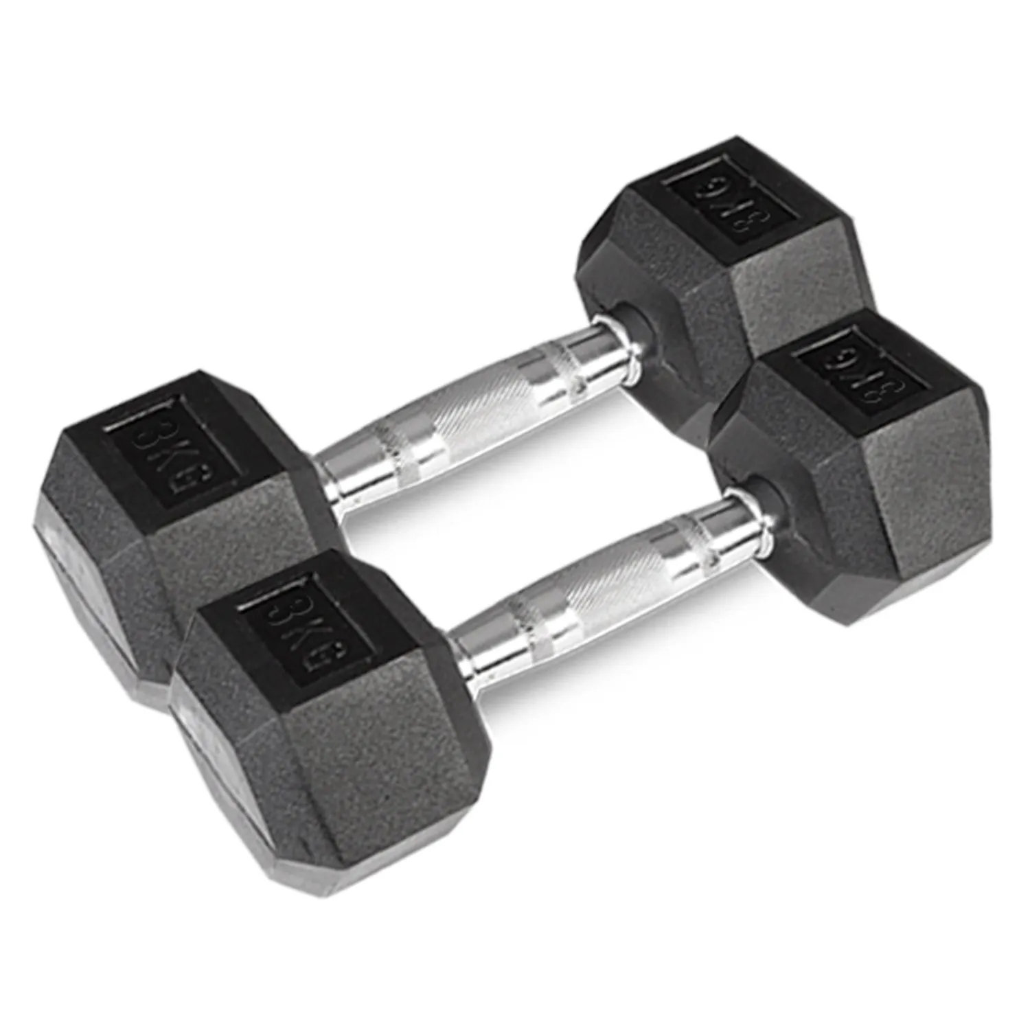 1kg to 3kg Hex Dumbbell Set