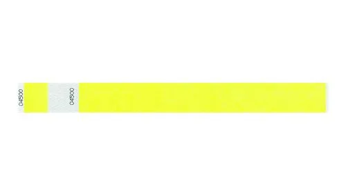 1" Tyvek® Wristbands - Detachable Stub