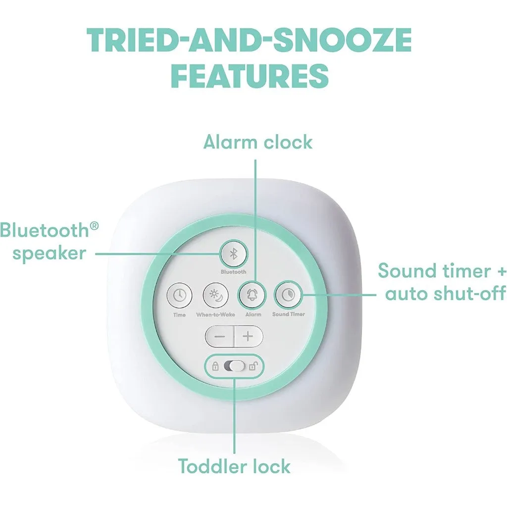 3-in-1 Sound Machine   When-To-Wake Clock   Nightlight