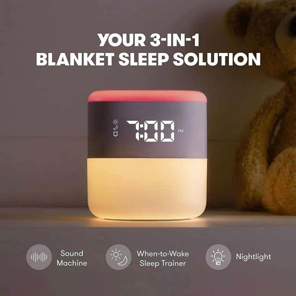 3-in-1 Sound Machine   When-To-Wake Clock   Nightlight