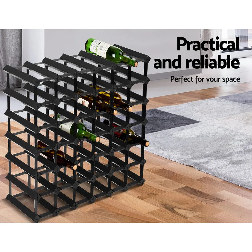 Artiss 42 Bottle Wine Rack Black