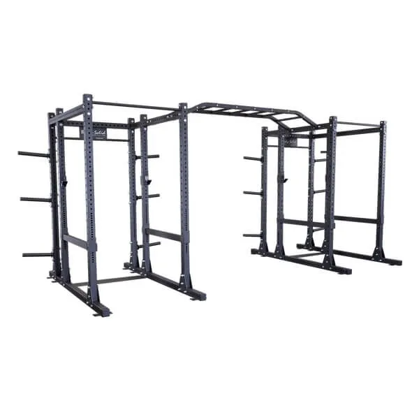 Body-Solid Extended Double Power Rack Package SPR1000DBBACK