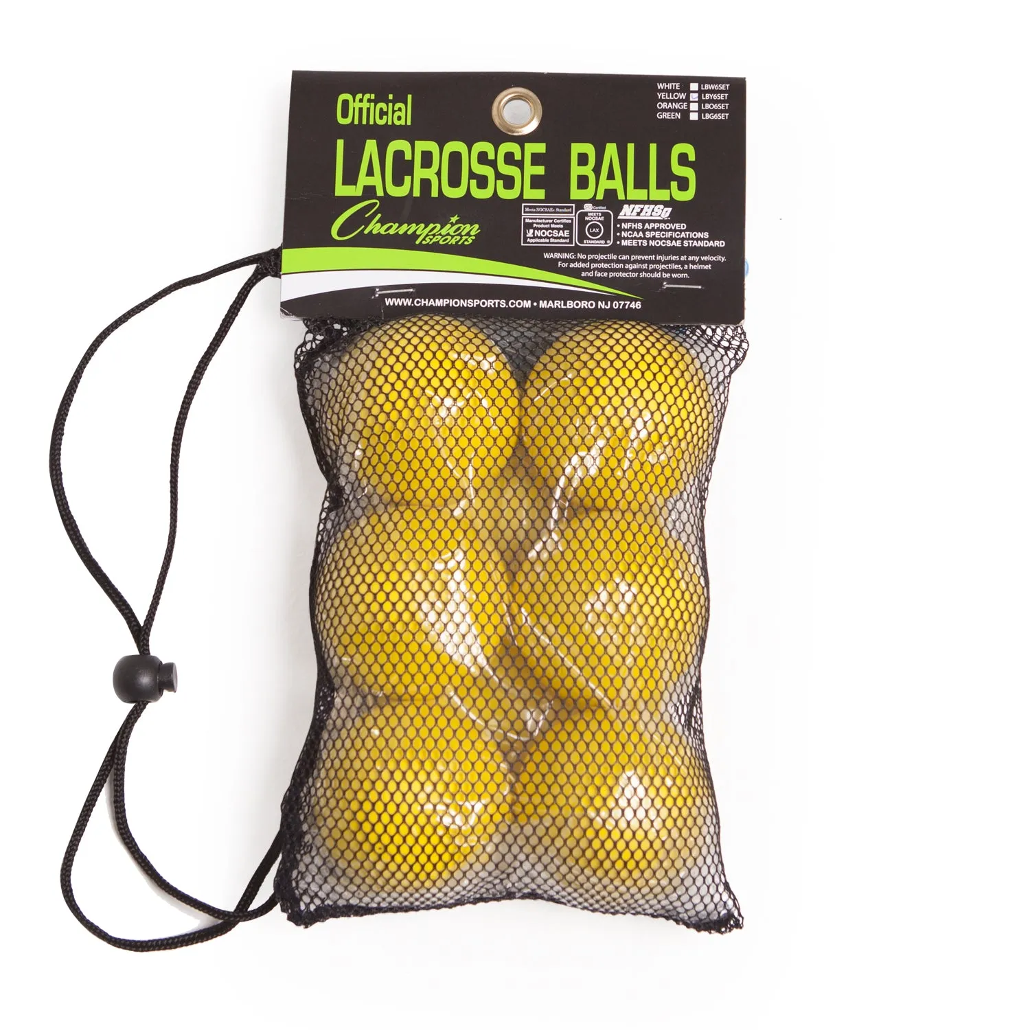 Champion Sports Lacrosse Ball Set