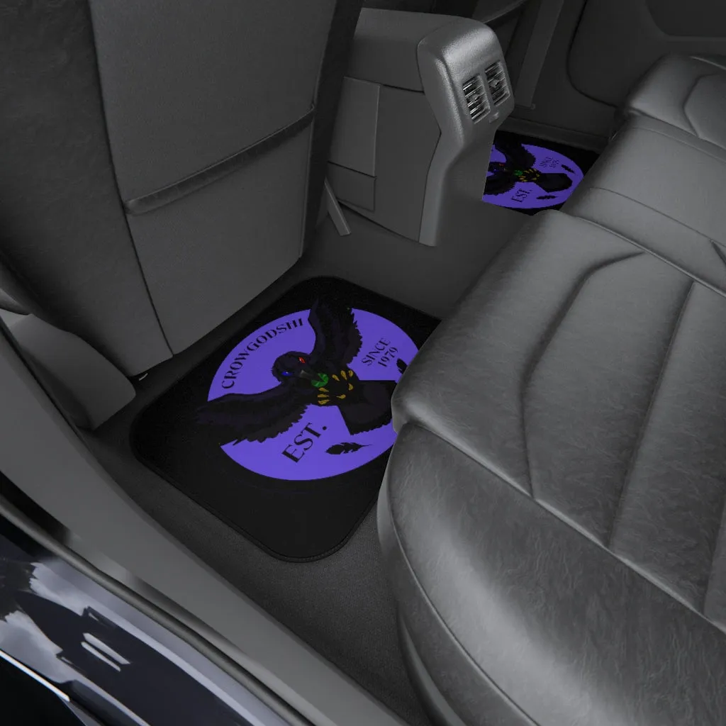 Crowgodshi Car Mats (2x Rear), PURPLE