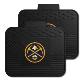 Denver Nuggets Back Seat Car Utility Mats - 2 Piece Set