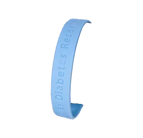 DRC - Light Blue Silicone Wristbands (25/Bag)