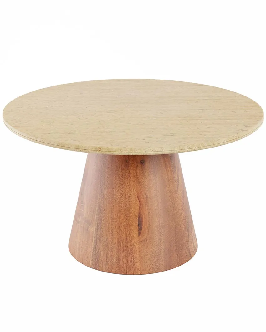 Ellipse Rome Round Coffee Table | 32 x 17 inches