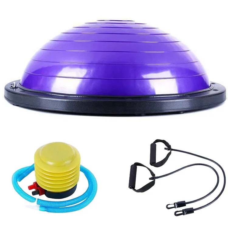 Explosion-proof Yoga Ball Sport Fitness Ball Balance Ball , Diameter: 60cm(Purple)