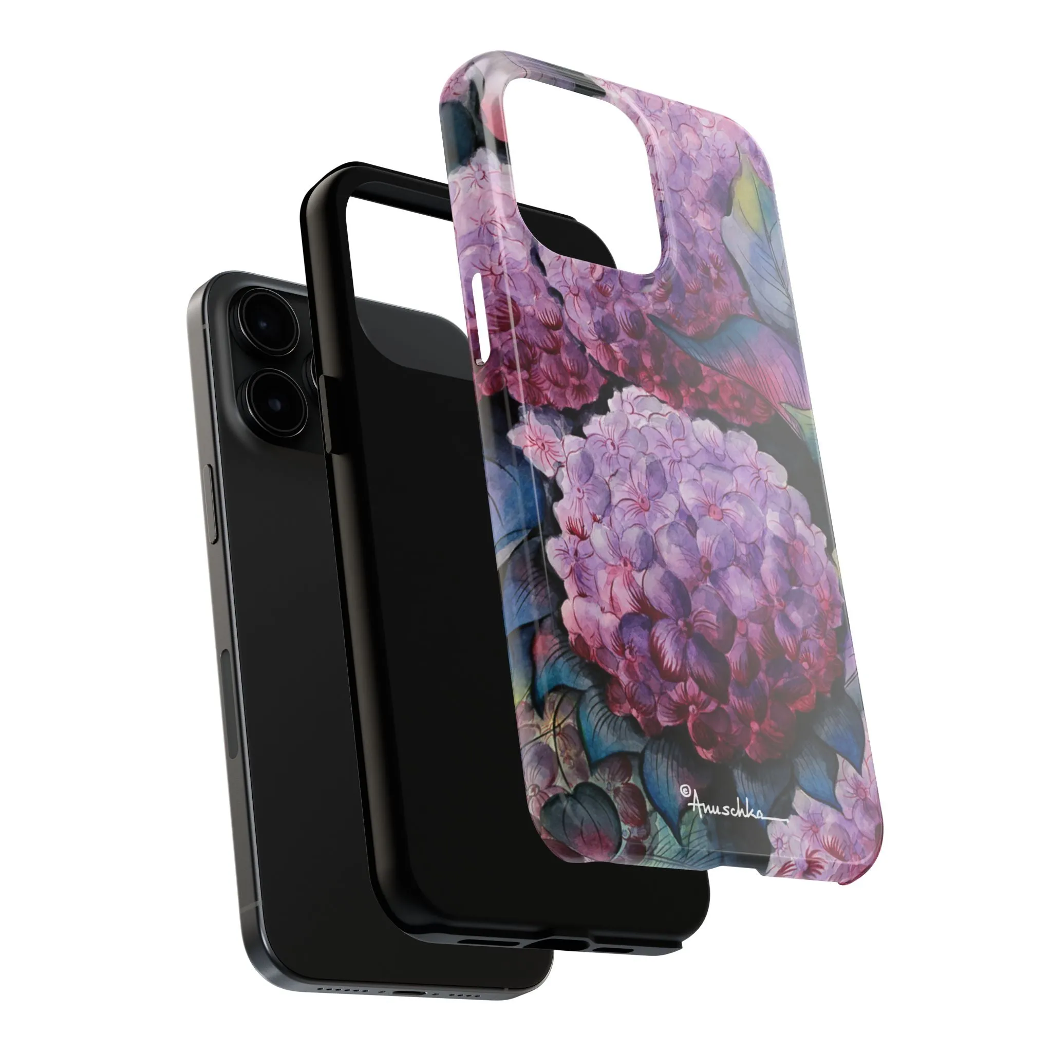 Hypnotic Hydrangeas Tough Phone Cases