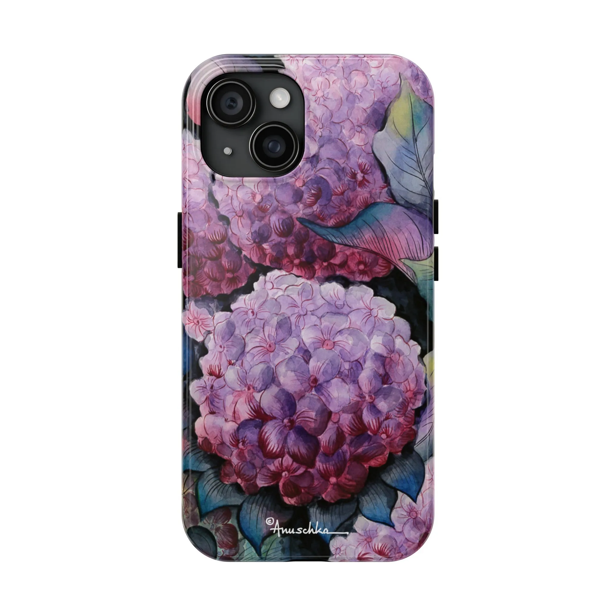 Hypnotic Hydrangeas Tough Phone Cases