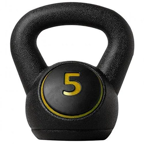 Kettlebell Weights Set W/Base Rack 5lb 10lb 15lb