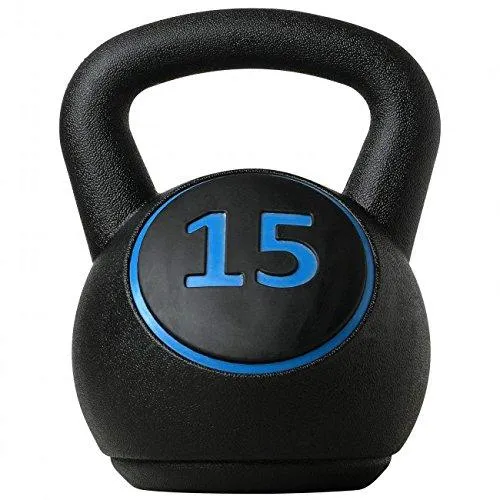 Kettlebell Weights Set W/Base Rack 5lb 10lb 15lb