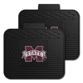 Mississippi State Bulldogs Back Seat Car Utility Mats - 2 Piece Set