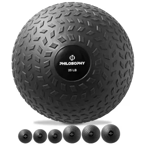 Slam Ball - Weighted Medicine Ball with Easy Grip Tread