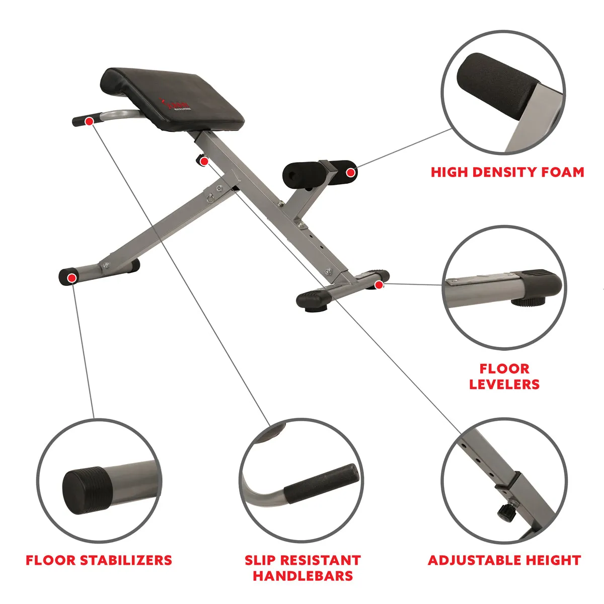 Sunny Strength™ 45 Degree Hyperextension Roman Chair