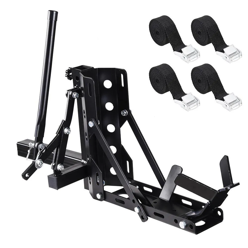 TheLAShop 800lb 2" Receiver Motorcycle Trailer Hitch Scooter Carrier Rack