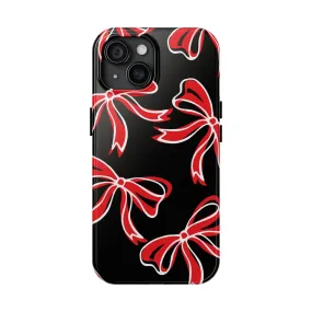 Trendy Black and Red Iphone Case