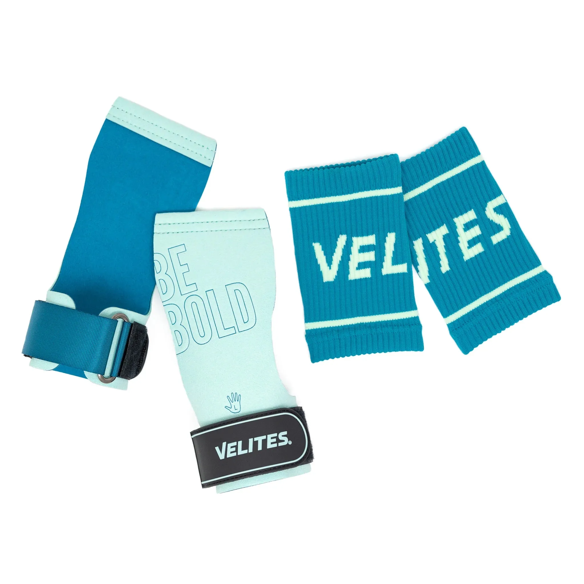 Velites Quad Pro Hand Grips Light Blue