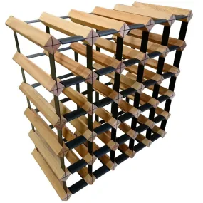 Vino Stack 25 Pocket Mahogany Wine Rack