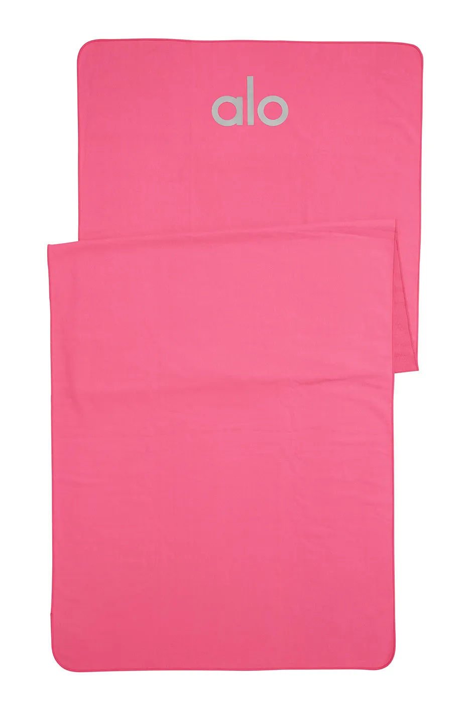 Warrior Mat & Grounded No-Slip Mat Towel Set - Hot Pink