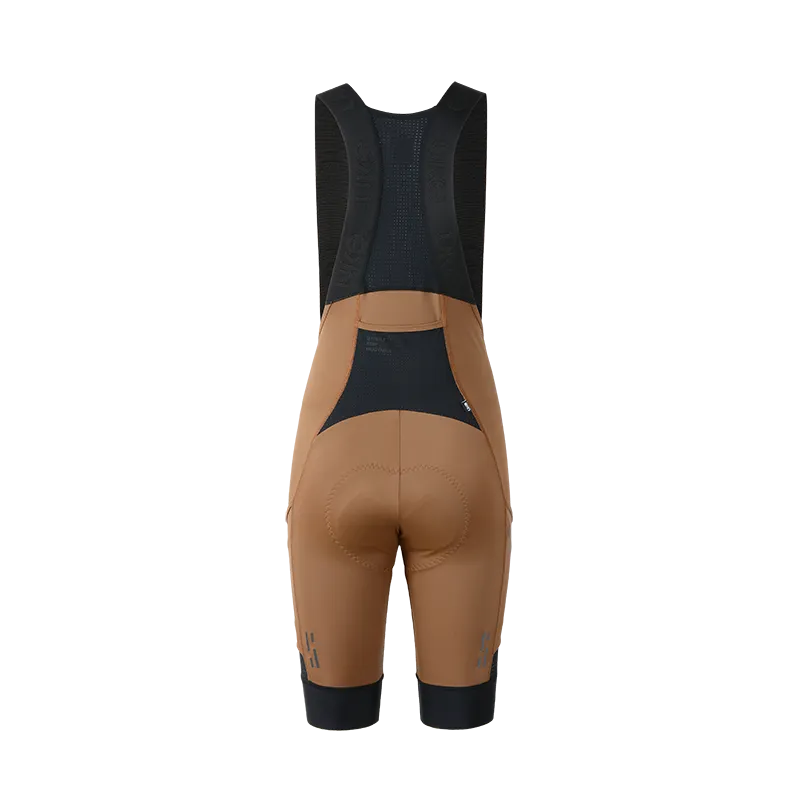 Women's Bib Shorts SI-1 Clear Dream-Oil Chestnut Brown